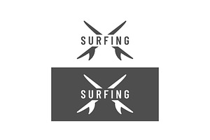 Vintage surf club logo., a Branding & Logo Template by LOGOCREATIVE