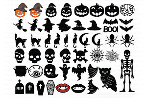 Halloween SVG, Halloween Elements.