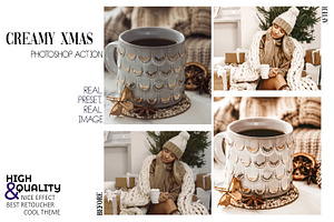 12 Creamy Xmas Photoshop Actions