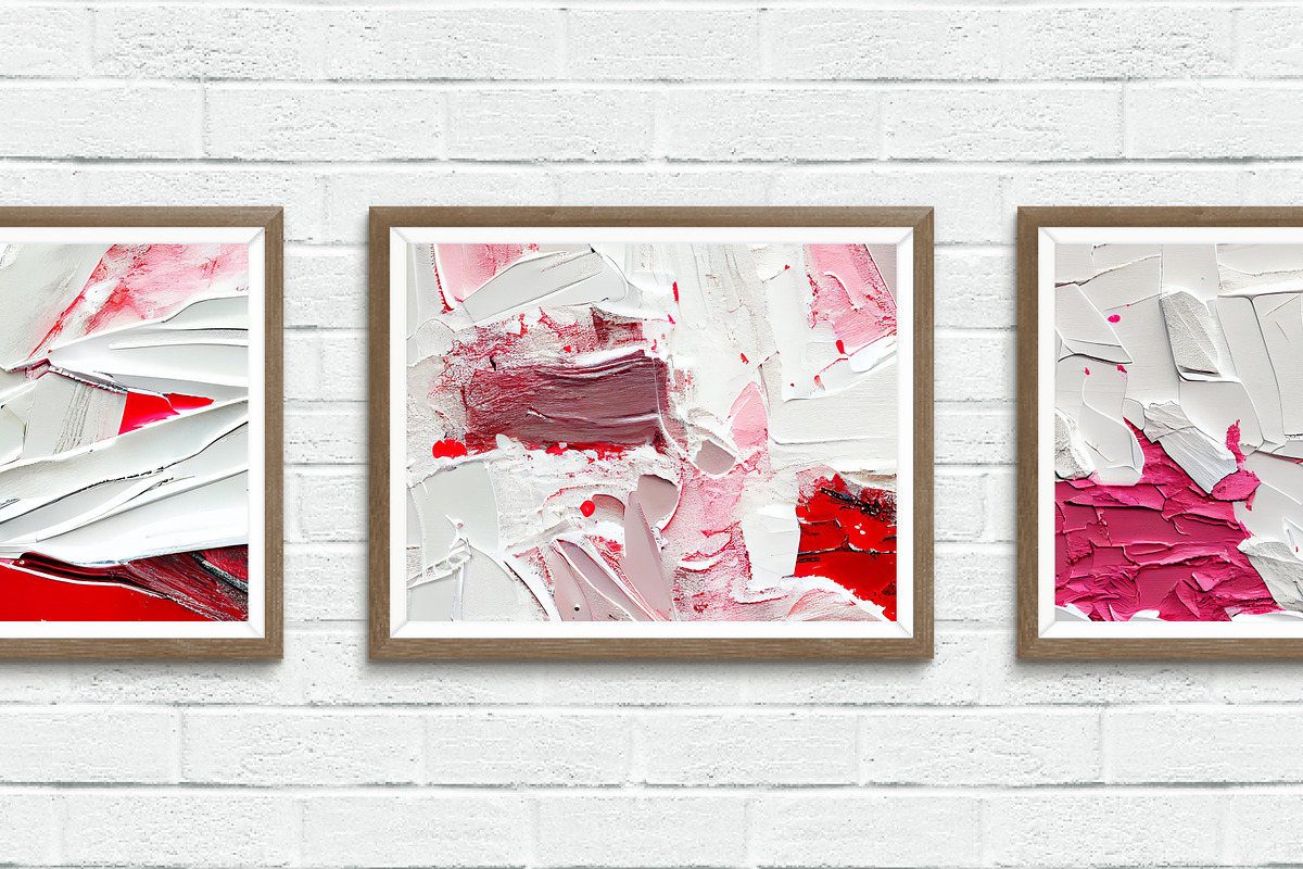Thick Paint Abstract Pink Textures, a Texture Graphic by Skritch Studio (Photo 3 of 6)