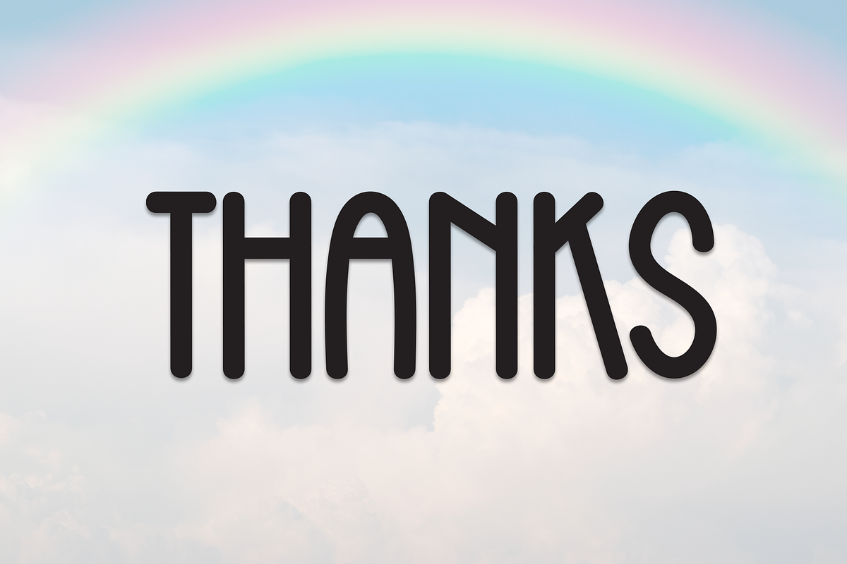 Sunday Rainbow | Script Font, a Script Font by Scratchones (Photo 8 of 8)