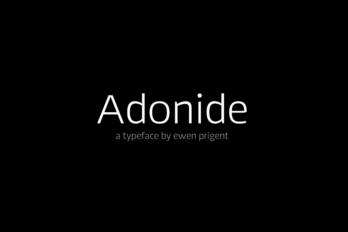 Adonide, a Sans Serif Font by La Boite Graphique (Photo 1 of 5)
