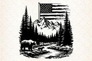 Mountain SVG, Mama Bear SVG  You w, an Illustration by Rose Art (Thumbnail 4 of 7)