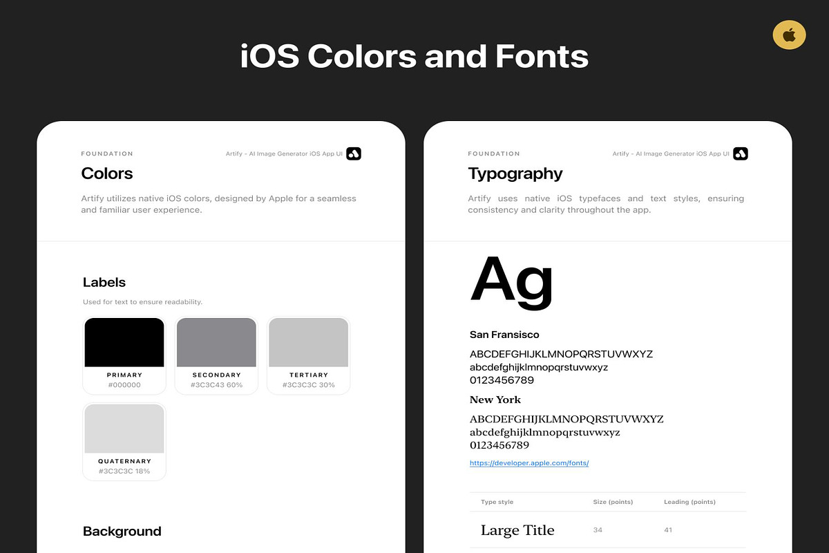 Artify AI Image Generator iOS UI Kit, an UI Kit Template by Creative Perspective (Photo 4 of 6)