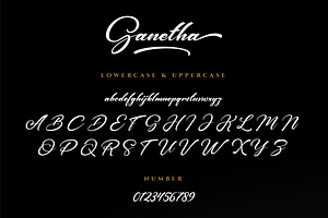 Ganetha - Elegant Script Font