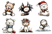Adorable Animal World Clipart, an Illustration by Daily.Designs (Thumbnail 5 of 5)