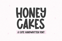Honey Cakes | Cute + Quirky Font