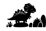 Cute dinosaur nursery decor design, an Icon by Amazin_art (Thumbnail 17 of 36)