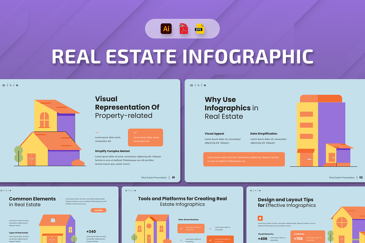 Real Estate Infographic, a Presentation Template by Antstheme (Photo 1 of 3)