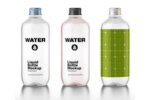 Water Bottle Mockup, a Product Mockup by OneVectorStock