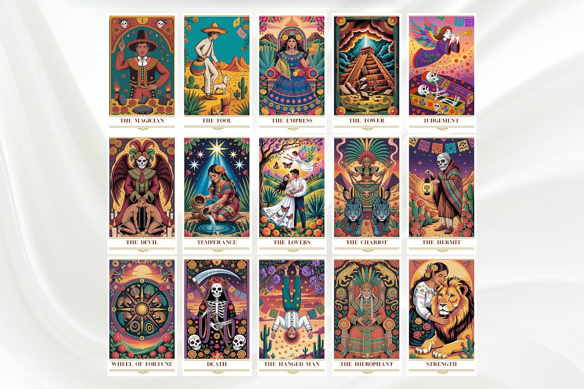 Mexican Tarot Cards Deck, an Object Illustration by Mugio (Photo 2 of 6)
