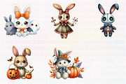Halloween Voodoo Bunny Doll, an Illustration by CreationArt (Thumbnail 2 of 5)