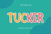 Tucker is a cute handwritten font, a Handwritten Font by Brown Cupple (Thumbnail 1 of 5)