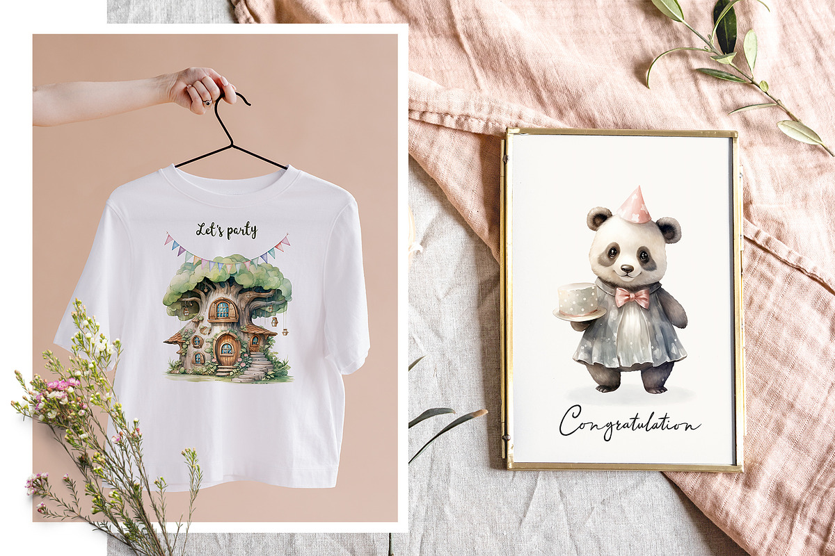 Woodland Birthday Celebration, an Animal Illustration by ApetekMarket (Photo 14 of 15)