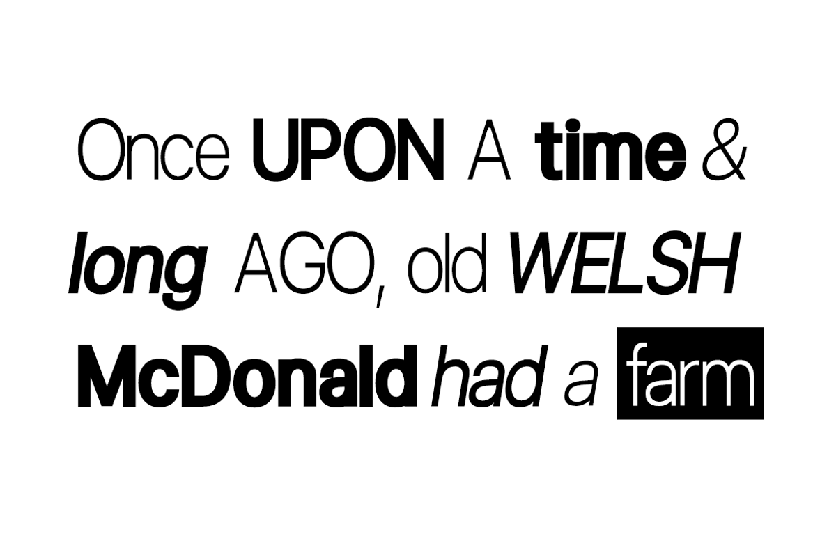 Orion Pro Modern Sans-Serif Typeface preview 2