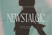 Newstalgic Condensed Serif, a Serif Font by Typia Nesia (Thumbnail 1 of 10)