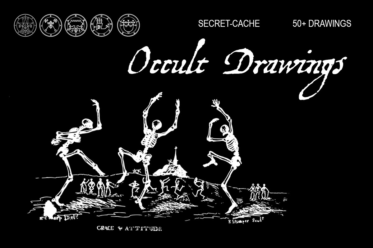 Occult Drawings, a Decorative Illustration by secret-cache (Photo 1 of 7)