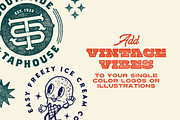 Vintage Stamp Texture Effects, a Layer Style Add-On by mockstar (Thumbnail 2 of 9)