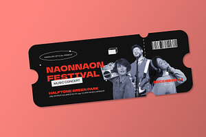 Music Concert Event Stationery