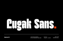 Lugak Sans Display Family