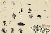 Grunge Texture Photoshop Brushes 50%, a Brush Add-On by Clikchic Designs (Thumbnail 7 of 13)