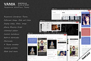 Vania - Responsive WordPress Theme, a WordPress Template by TemPlaza (Thumbnail 1 of 5)