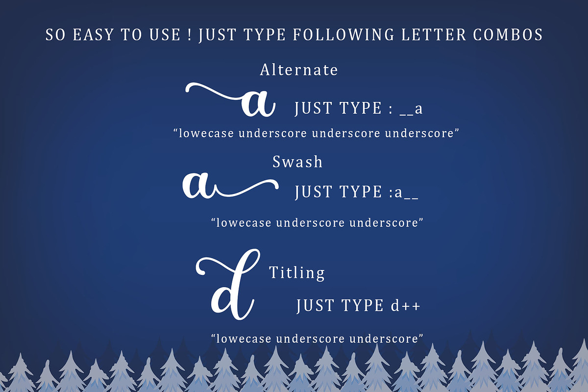 Christmas Bear - Modern Calligraphy, a Handwritten Font by alifryanzulfikar (Photo 8 of 10)