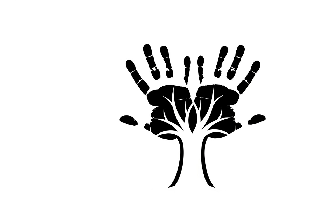 family handprint tree silhouette, an Illustration by Amazin_art (Photo 22 of 29)