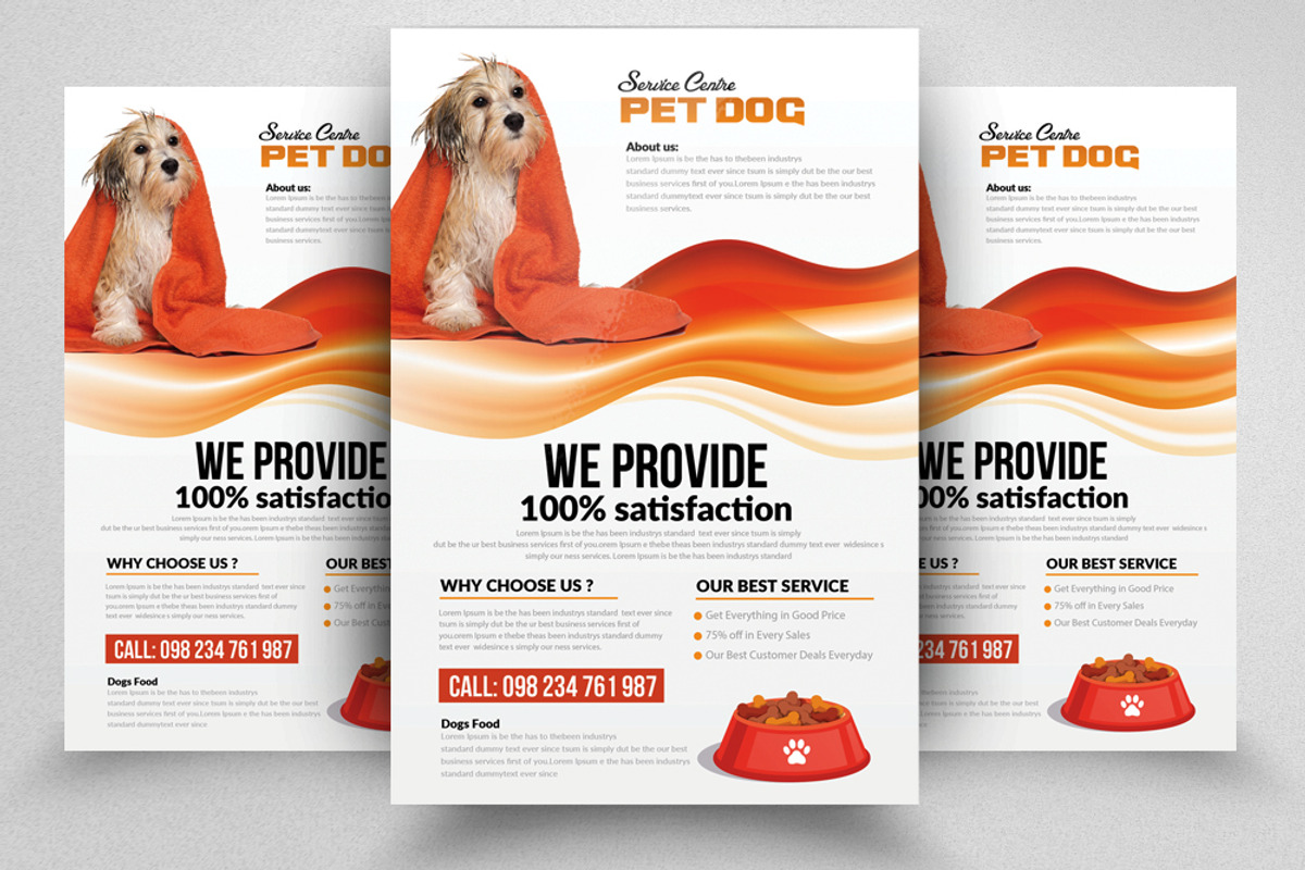 10 Pet Shop Flyer Bundle Vol:01, a Flyer Template by Business Flyers (Photo 2 of 11)