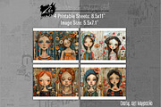 Whimsical Girl in the Fall Pages, a Person Illustration by Digital Art Mahdiseño (Thumbnail 4 of 10)