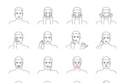 Men's skin care vector icon set, an Icon by mayrum (Thumbnail 2 of 2)