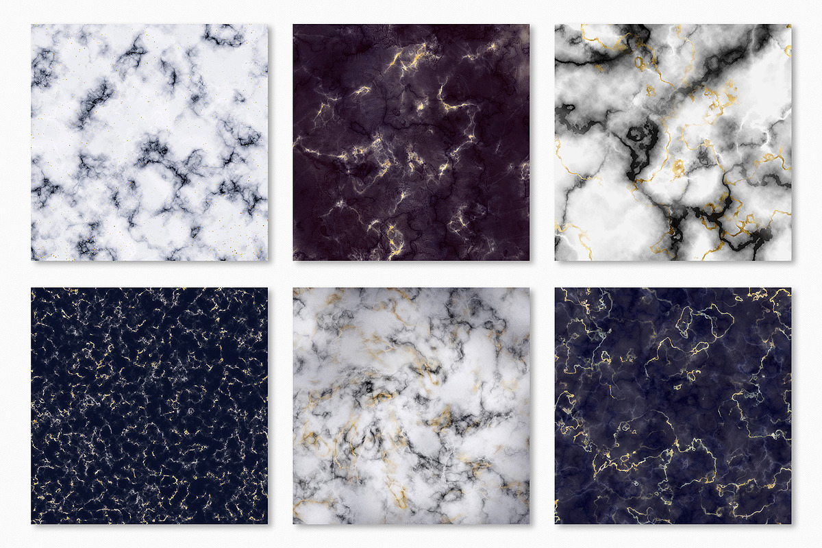 10 Gold Veined Marble Textures, a Texture Graphic by CatJello Graphics (Photo 12 of 15)