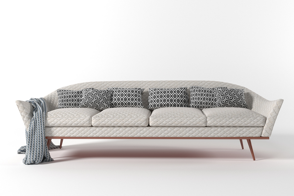 Sofa by Ico Parisi, a Furniture 3D Model by inDahouze (Photo 2 of 8)
