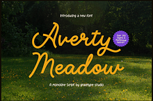 Averty Meadow | Monoline Script