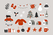 Christmas Elements & Patterns, a Decorative Illustration by mejorana (Thumbnail 2 of 3)
