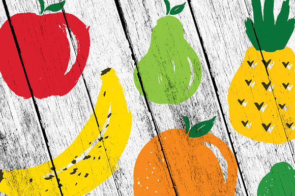 Brushed Fruits Kit preview 3