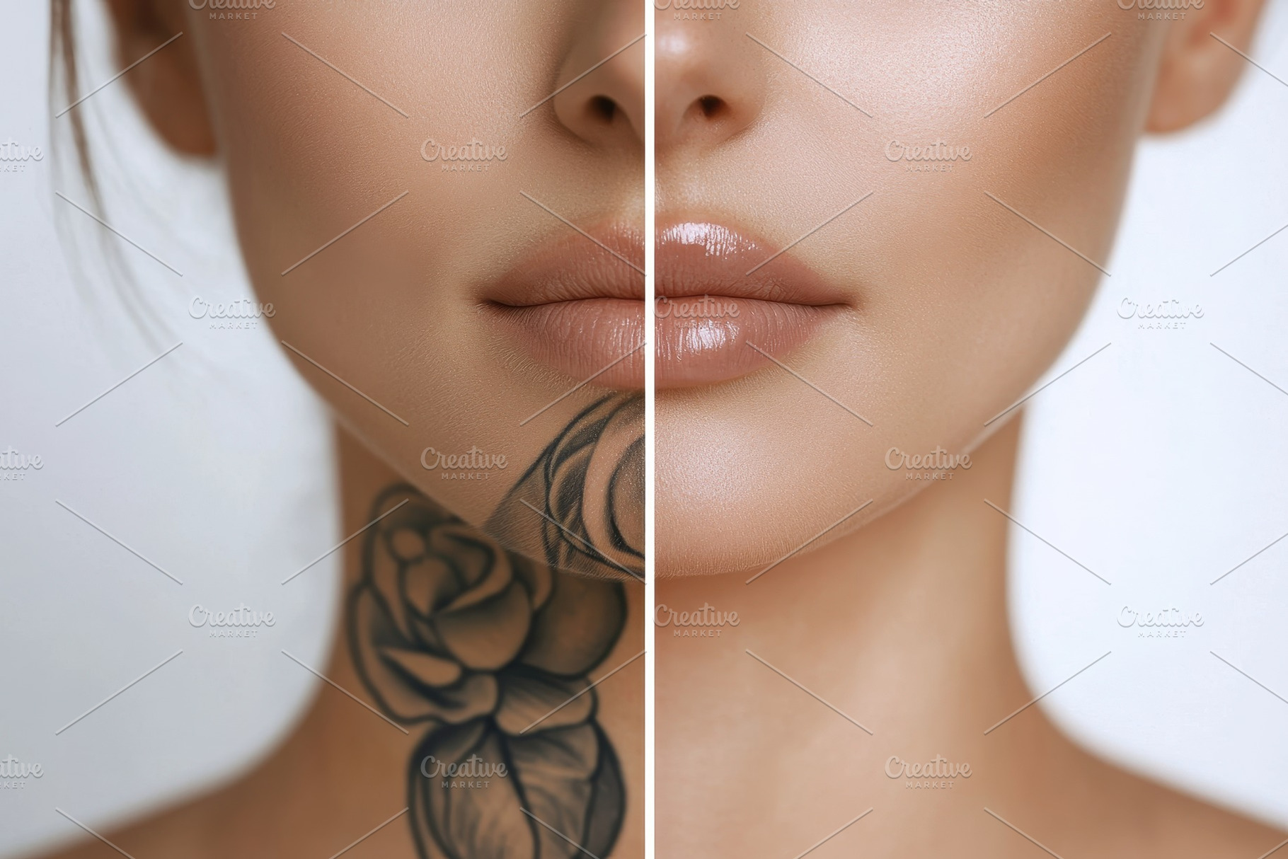 Before and after transformation, a Photo by Pavel_design