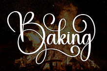 Baking | Script Font
