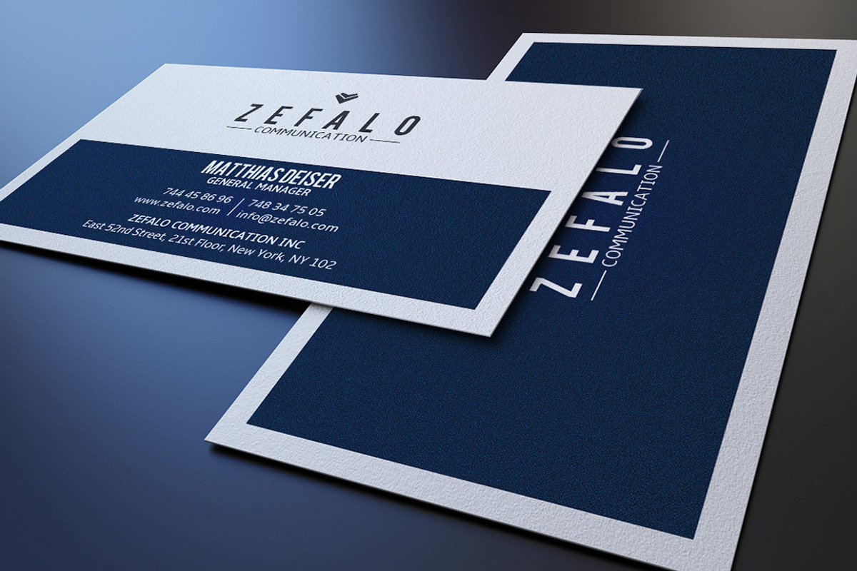 Clear Simple Business Card, a Business Card Template by Marvel (Photo 2 of 3)