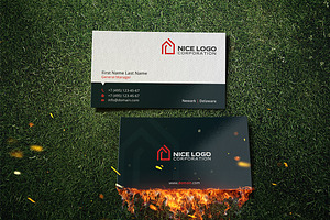 house business card