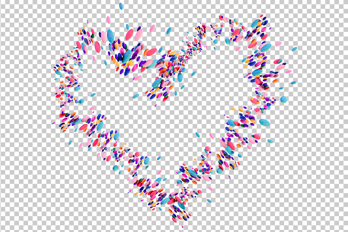 The 3D Heart Render Mega Bundle, a Decorative Illustration by Irmak Akçadoğan (Photo 8 of 8)