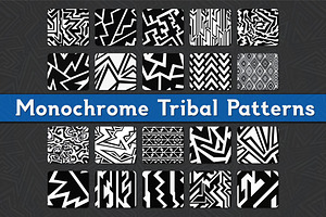 Monochrome Tribal Patterns