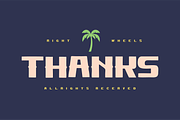 UNDERSHOES - Retro Display Font, a Font by Rightwheels (Thumbnail 10 of 10)