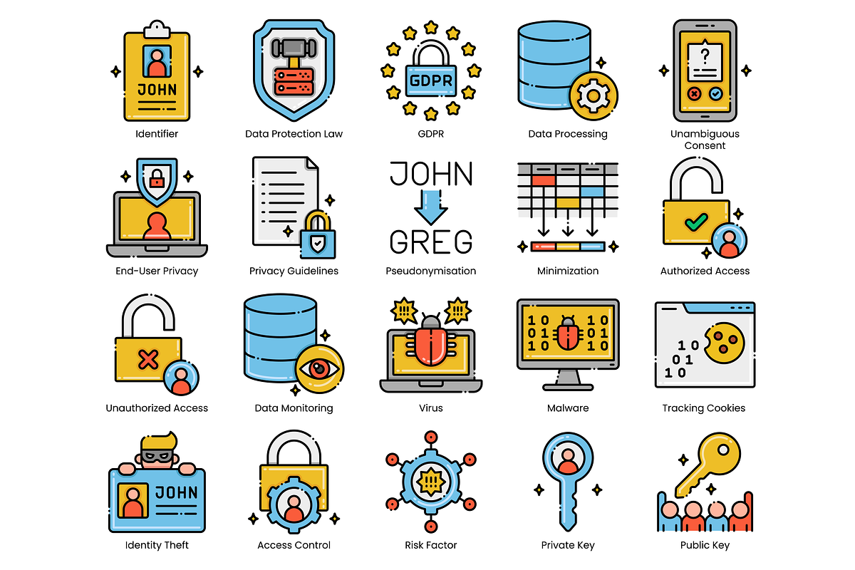 80 Privacy  Icons | Aesthetics, an Outline Icon by Flat Icons (Photo 4 of 9)