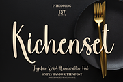Kichenset | Script Font, a Script Font by Scratchones (Thumbnail 12 of 16)