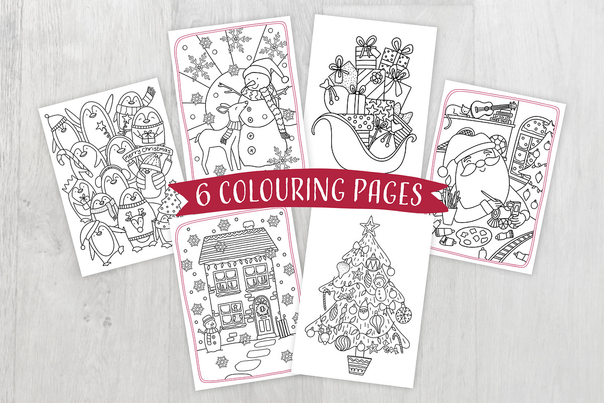 Christmas Activity Pages - Download, a Seasonal Illustration by Doodle Dibs (Photo 3 of 4)