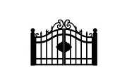 Ornate Wrought Iron Gate Vector Bund, an Illustration by Designs_River (Thumbnail 39 of 47)