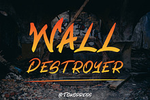 Wall Destroyer - Action Font