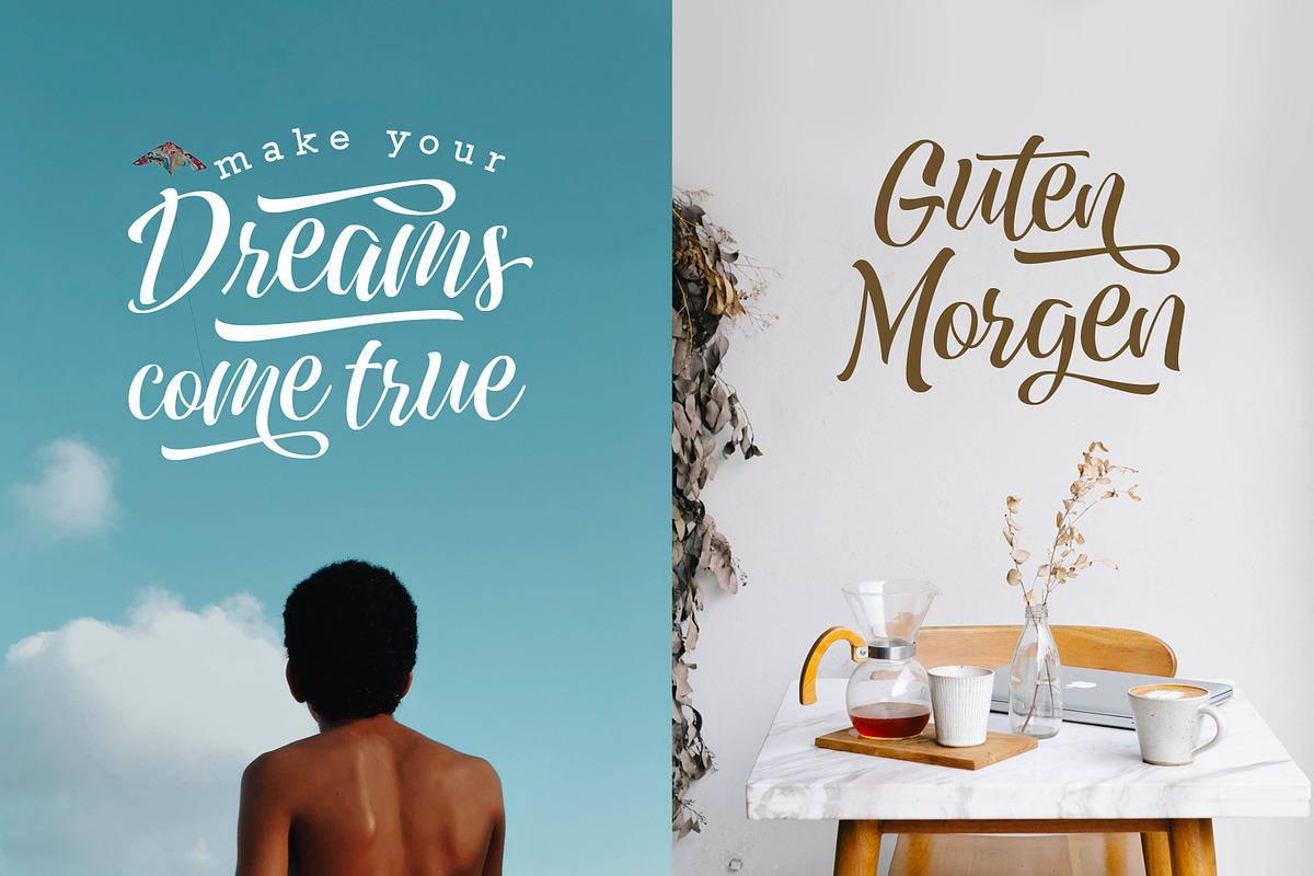 Quickers Typeface, a Script Font by Arterfak Project (Photo 3 of 13)