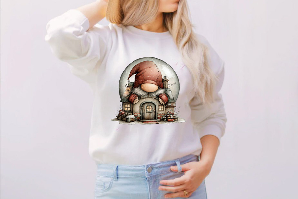 Whimsical Christmas House Clipart Bu, an Illustration by SVGArt (Photo 5 of 8)